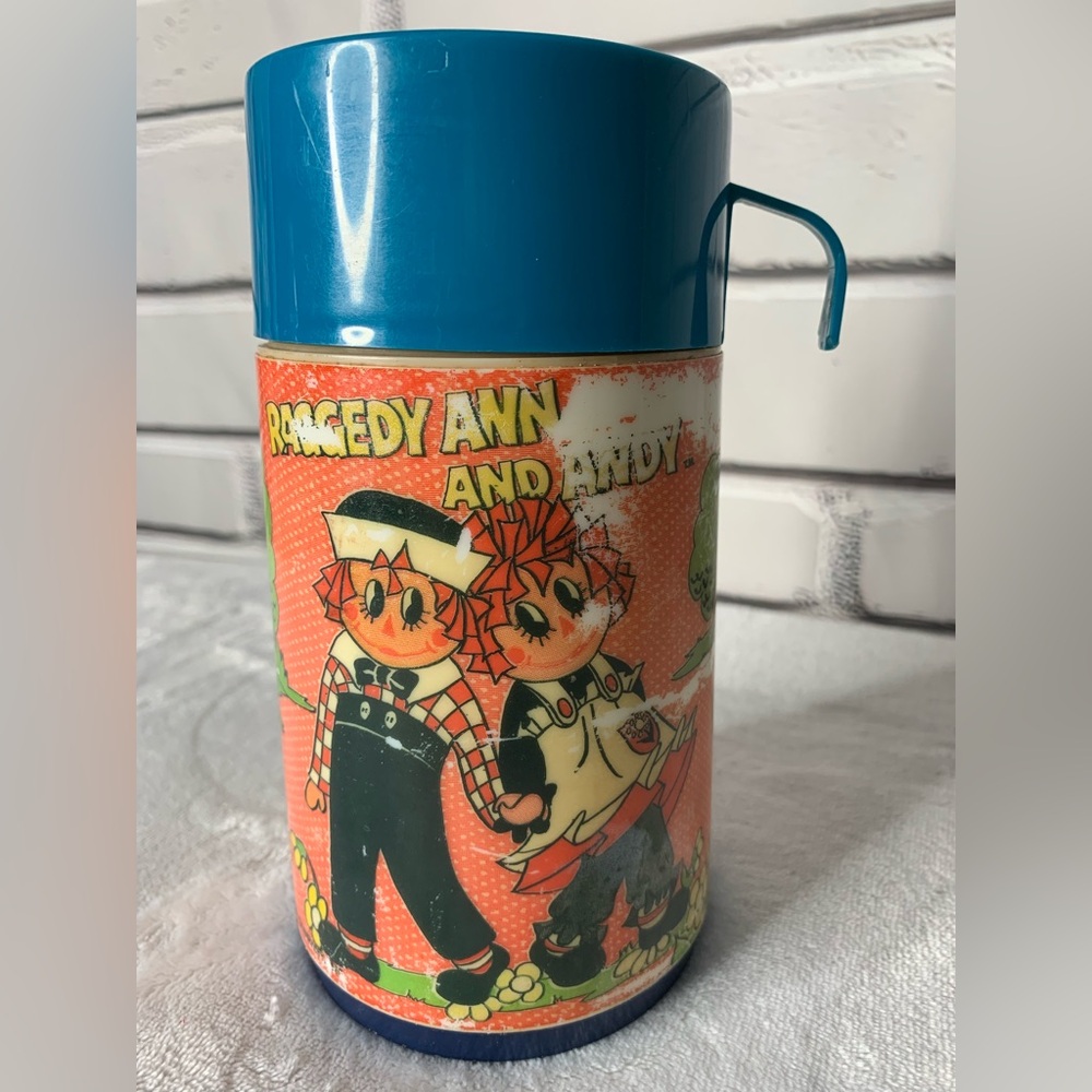 3/$30 1973 Raggedy Ann & Andy Thermos – Bobbs-Merrill Co. –Vintage Collectible - Picture 5 of 14